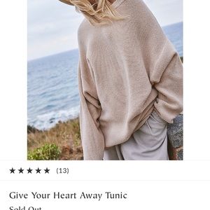 Free People “Give your heart away” Tunic